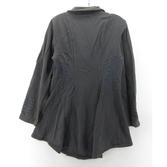 Soft Surroundings Blazer Small Jacket Embroidered Boho Cottagecore * - Picture 10 of 13